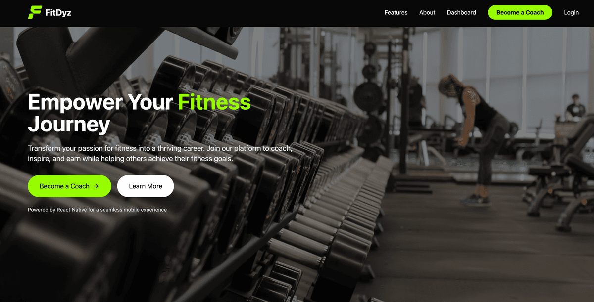 Fitdyz - Fitness Tracking application
